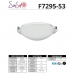 16IN 2LT GU24 23W FLUSH MOUNT WHITE GL
