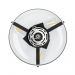 3LT 100W MB STELLA SEMI FLUSH