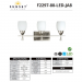 BRISTOL LED VANITY OPAL BSN 24W 3000K 1