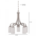5LT 100W MB DALTON CHANDELIER DOWN