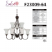 9LT 60W MB VALARE 2TIER CHANDELIER