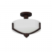 3 LT 100W MB HADLEY SEMI-FLUSH MOUNT