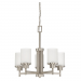 5 LT SOMES CHANDELIER LINEN GLS