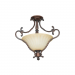 2-LT 100W MB GRAHAM SEMI FLUSH