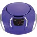 PROSCAN PORTABLE CD RADIO BOOMBOX, PURPL