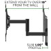 SANUS FULL MOTION 32-65 TV WALL MOUNT
