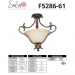 2-LT 100W MB GRAHAM SEMI FLUSH