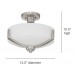 3 LT 100W MB HADLEY SEMI-FLUSH MOUNT