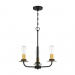3LT 100W MB ONYX CHANDELIER