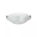 16IN 3LT FLUSH MOUNT ALB GL SN