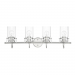 QAIRO 4LT MB VANITY WITH CLEAR SEEDED GL