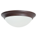 3LT-60W MB TWST-ON SATIN OPAL FLUSH