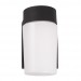 Sunset Lighting F4511-31 Outdoor Wall Sconce with Opal Glass Black Finish