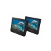 Onn 100122641 Portable Dual Screen DVD Player kit