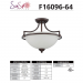 3-LT 100W MB PRESTON SEMI FLUSH