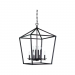 8LT 20IN 60W CB CAGE PENDANT