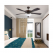 Heritage LED Ceiling Fan Bronze/ White