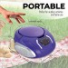 PROSCAN PORTABLE CD RADIO BOOMBOX, PURPL
