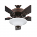 Heritage LED Ceiling Fan Bronze/ White