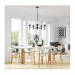 5LT 100W MB STELLA CHANDELIER