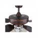 Heritage LED Ceiling Fan Bronze/ White
