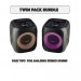 SHARP 8" BLUETOOTH PARTY SPEAKER, 2 PK.