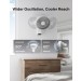 9 Inch Wall Mount Fan with Remote Contr