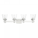 RIELLA 4LT MB VANITY WITH CLEAR SEEDED
