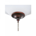 Heritage LED Ceiling Fan Bronze/ White