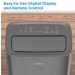 10000 BTU Smart Portable AC w/Heat Blac
