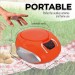 CD Boombox with AM/FM Radio Orange