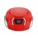 CD BOOMBOX WITH AM/FM RADIO - RED