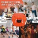 CD Boombox with AM/FM Radio Orange