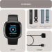 FITBIT VERSA 4 BLACK BUNDLE W/BONUS BAND