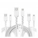 IHOME 3PK LIGHTNING TO USB-A CABLE