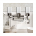 ESQUIRE 3LT VANITY WITH CLEAR GLASS MB