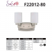 2 LT 100W MB HADLEY VANITY