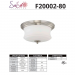 2 LT 60W MB AMALA FLUSH MOUNT