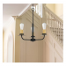 3LT 100W MB ONYX CHANDELIER