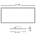 LED 2X4 PANEL ,50W,4000K,5000LM