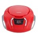 Sylvania Portable CD Boombox AM/FM Red
