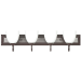 4LT-100W MB SCONCE FRSTD MILK GLS OB