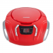 Sylvania Portable CD Boombox AM/FM Red