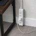 iHome Power Strip with USB and Cord - Wh