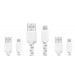 IHOME 3PK LIGHTNING TO USB-A CABLE