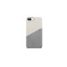 DECODED LTHR SNAP ON IPH 7PL WHT/GRY