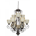 12-LT 3-TIER 60W MB PROVANO CHANDELIER