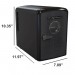 9 CAN MINI FRIDGE BLACK CROCODILE