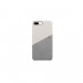 DECODED LTHR SNAP ON IPH 7PL WHT/GRY