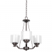 3-LT 100W MB ABBOT CHANDELIER